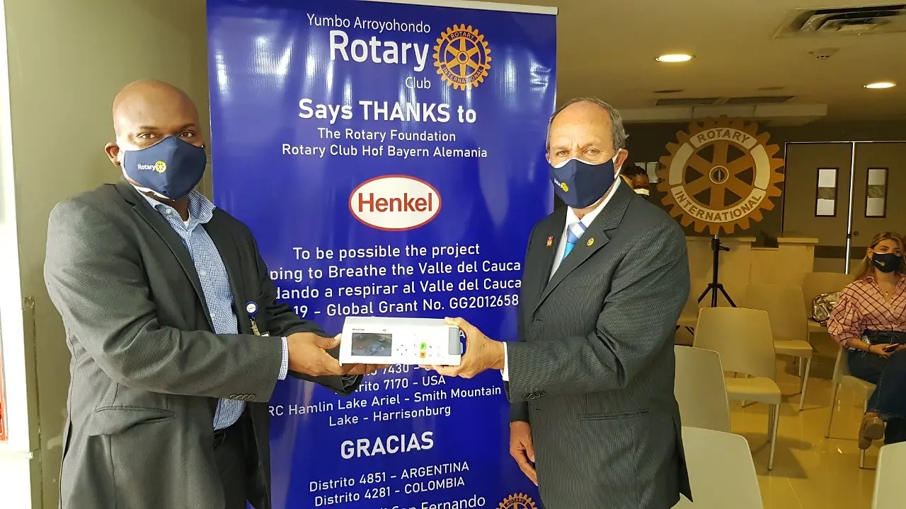 Graças à aliança entre a Henkel Colombiana, o Rotary Club e a Fundação Rotary Internacional, 32 bombas de infusão ​​foram entregues às Unidades de Terapia Intensiva do Hospital Universitário Evaristo García Valley, no sudoeste do país.