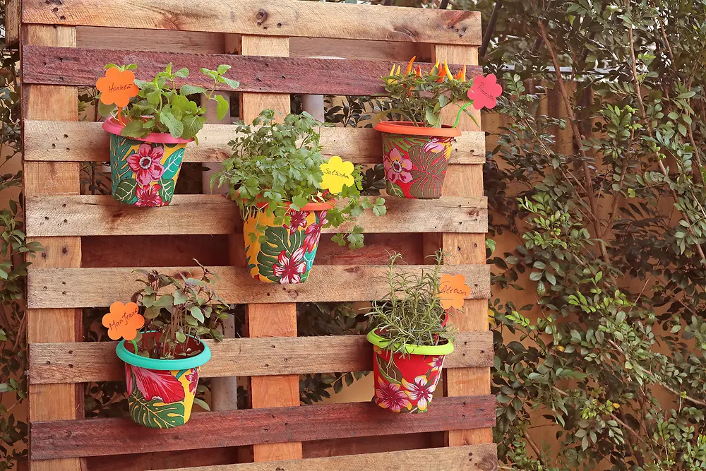 Jardim de pallet