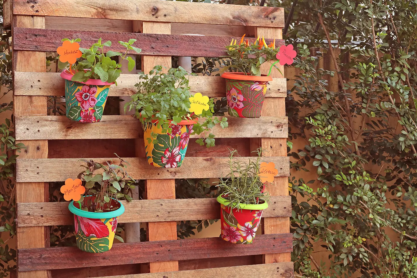 Jardim de pallet